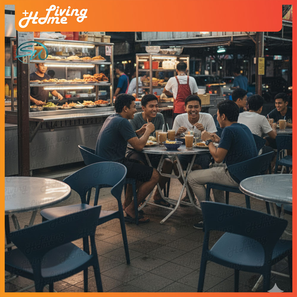 SW Plastic Cafe Chair S1L For Mamak Store SW Plastic Cafe Chair S1L For Mamak Store